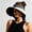 Beige, variant on Women Woven Spliced Wide Brim Sun Hat with Face Veil and Adjustable Strap Light UV Protection Headwear for Beach Outdoor Vacation Khaki