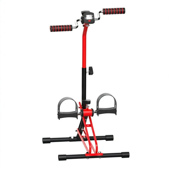 AQCW Rehabilitation Trainer, Hand Arm Leg Knee Peddler,Upper Lower Limb Rehabilitation Machine,Adjustable Fitness Equipment for Seniors,Elderly Home Pedal Exercise Bike for Total Body