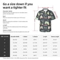 thumbnail image 6 of Lsque Gamers pattern Hawaiian Shirt for Men, Unisex Summer Beach Casual Short Sleeve Button Down Shirts-X-Large, 6 of 9