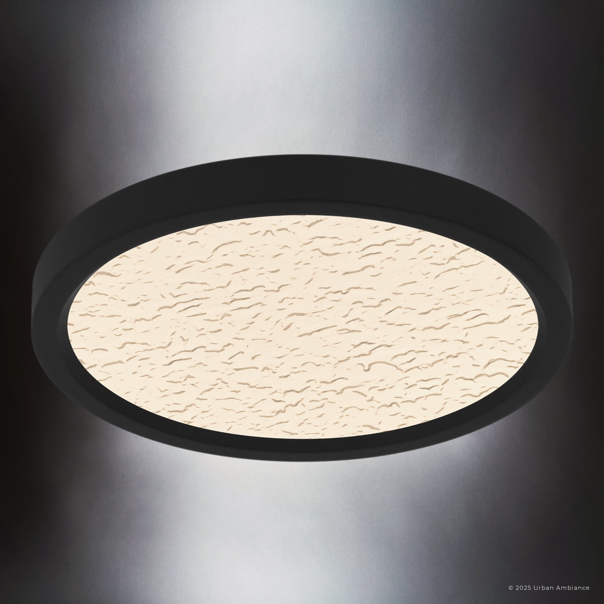 Luxury Minimalist Ceiling Light, Earth Black, UQL6255