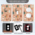 thumbnail image 3 of Yayeee Blank Wall Plate Cover 1-Gang 4.5"x2.7" Home Unused Decorative Outlet, Christmas Santa, 3 of 7