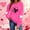 A_Hot Pink, variant on Royisotas Womens Sweatshirts Pullover Valentine's Days Tops Crew Neck Plus Size Love Heart Sweatshirts for Women Valentine