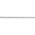 thumbnail image 3 of 14K White Gold 3.2mm Cable Chain 24 Inch, 3 of 6