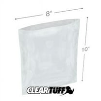 International Plastics PB40810 8 x 10 in. Clear Poly Bags, 0.004 Gauge - Case of 1000