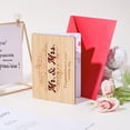 thumbnail image 3 of Wedding Bamboo Greeting Card with Paper Envelopes Rectangle Light Coral 192x132x1mm, 3 of 5