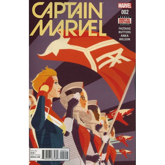 Captain Marvel (10th Series) #2 VF ; Marvel Comic Book
