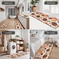 thumbnail image 5 of Fall Hedgehog Pumpkin Kitchen Rugs Sets Of 3,Kitchen Runner Rugs Non Skid Washable,Decorative Kitchen Floor Mats for Kitchen,Sink,Laundry,17"x30"+ 17"x47" + 17"x59", 5 of 6