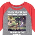 thumbnail image 3 of Disney - The Sword And The Stone - Confrontational Friend in the Group - Toddler & Youth Raglan Graphic T-Shirt, 3 of 6