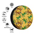 thumbnail image 5 of Rv Spare Tire Cover 15 inch - Tropical Funny Lizard Yellow Tire Covers for Trailers, Adjustable Camper Spare Tire Cover, 5 of 7
