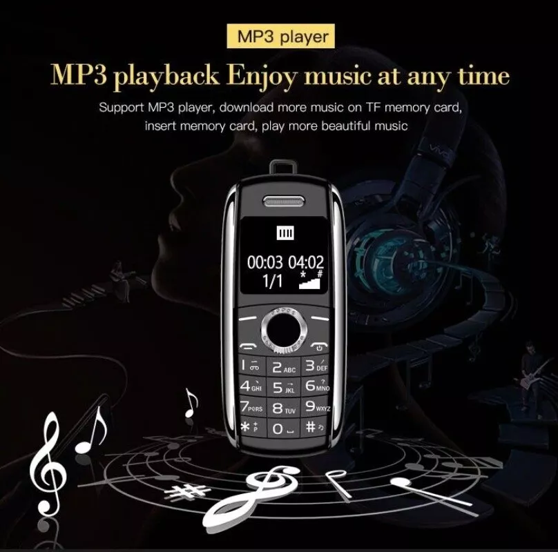 New Mini Mobile Phone X8 0.66" 2G GSM Telefone Dual SIM Wireless Bluetooth