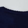 thumbnail image 4 of Cethrio Cardigan Sweaters for Girls, Knitting Cotton Lightweight Warm Buttons Fall Winter Tops Dark Blue Size 4-5T, 4 of 8