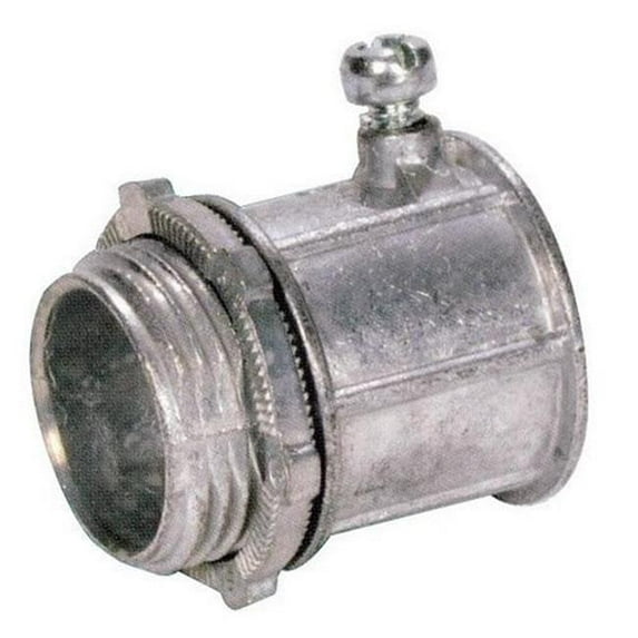 Morris Products 14853 1.25 in. EMT Set Screw Connectors - Zinc Die Cast