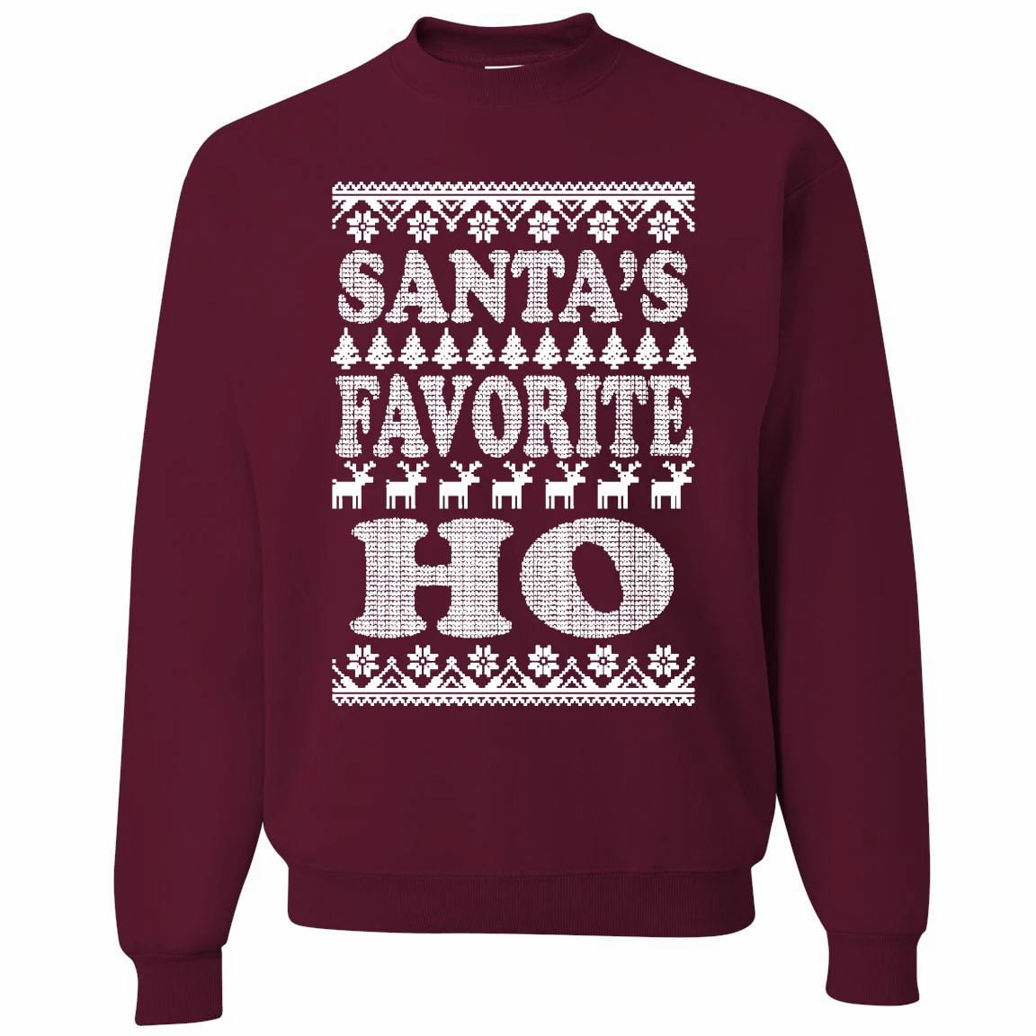 santa's favorite ho sweater