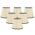 thumbnail image 3 of Royal Designs, Inc. Decorative Trim Empire Chandelier Shade CS-404BG-6, Beige, 3 x 5 x 4.5, Pack of 6, 3 of 3