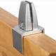 thumbnail image 5 of Abrazadera de partición de escritorio de oficina en D, abrazadera de aleación de aluminio Soporte Clips de soporte de estante para partición Baoblaze clip de soporte de partición, 5 of 8
