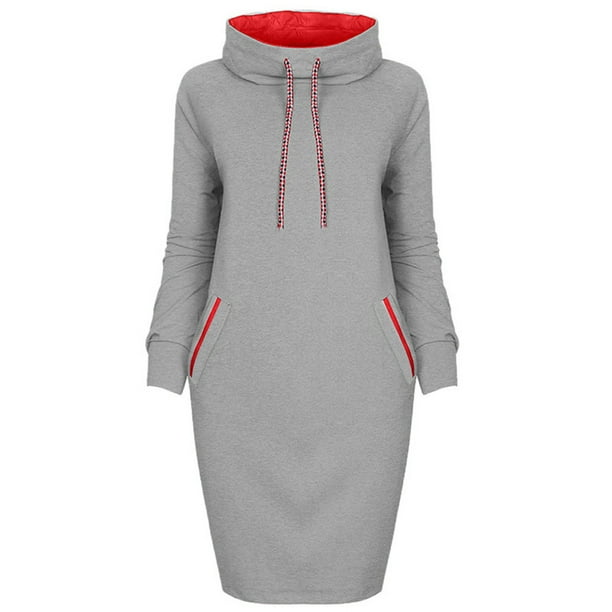Shirt dress with hoodie sale