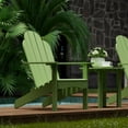 thumbnail image 3 of Wildridge Classic Adirondack Chair, Lime Green - Outdoor Weather Resistant Poly Furniture for Patio, 3 of 6