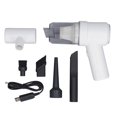 thumbnail image 1 of Handheld Car Vacuum Cleaner Powerful Suction 2 in 1 Small Car Vacuum Cleaner Mini Dusts Buster for Household Car White, 1 of 1