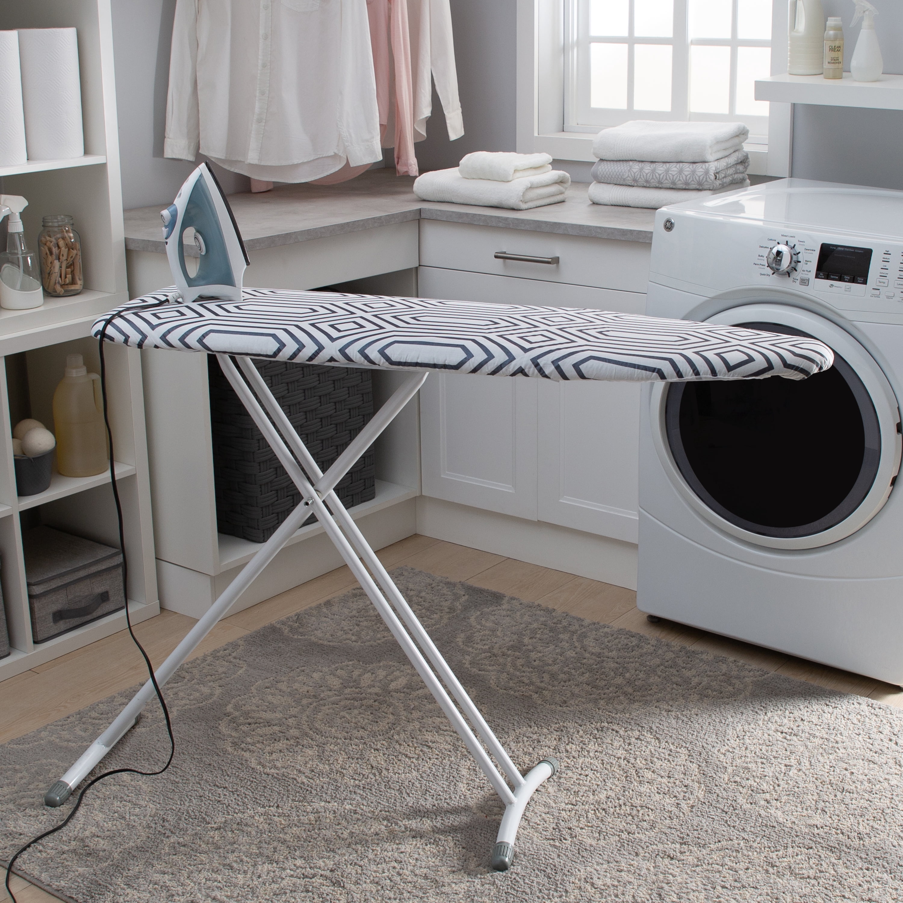 Simplify Scorch Resistant Ironing Board Cover & Pad in Graphite