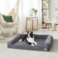 thumbnail image 1 of Dog Bed Extra Large Orthopedic Pet Mattress Couch Sleeping Bed Cushion with Removable Washable Cover Soft Sponge Foam ShopWise Round, 1 of 6