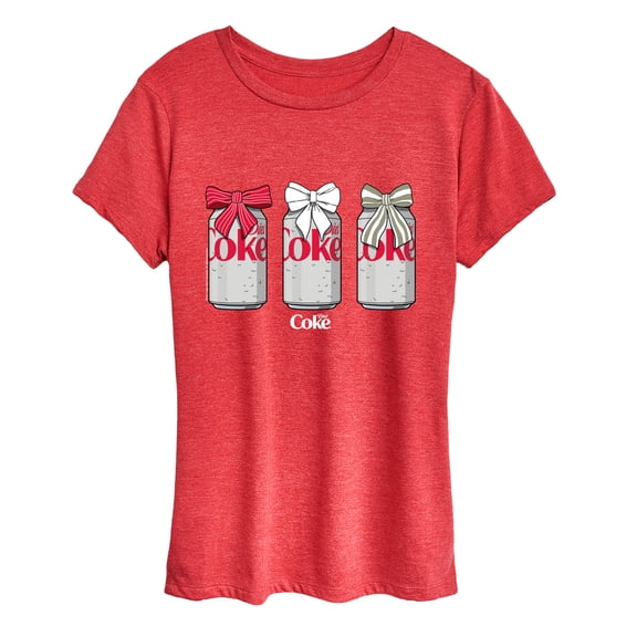 Coca-Cola - Diet Coke Christmas Bows Short Sleeve Graphic T-Shirt
