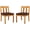 Natural/Dark Brown, variant on Safavieh Couture Montford Teak Outdoor Dining Sidechair -Set of 2, Natural/Dark Brown