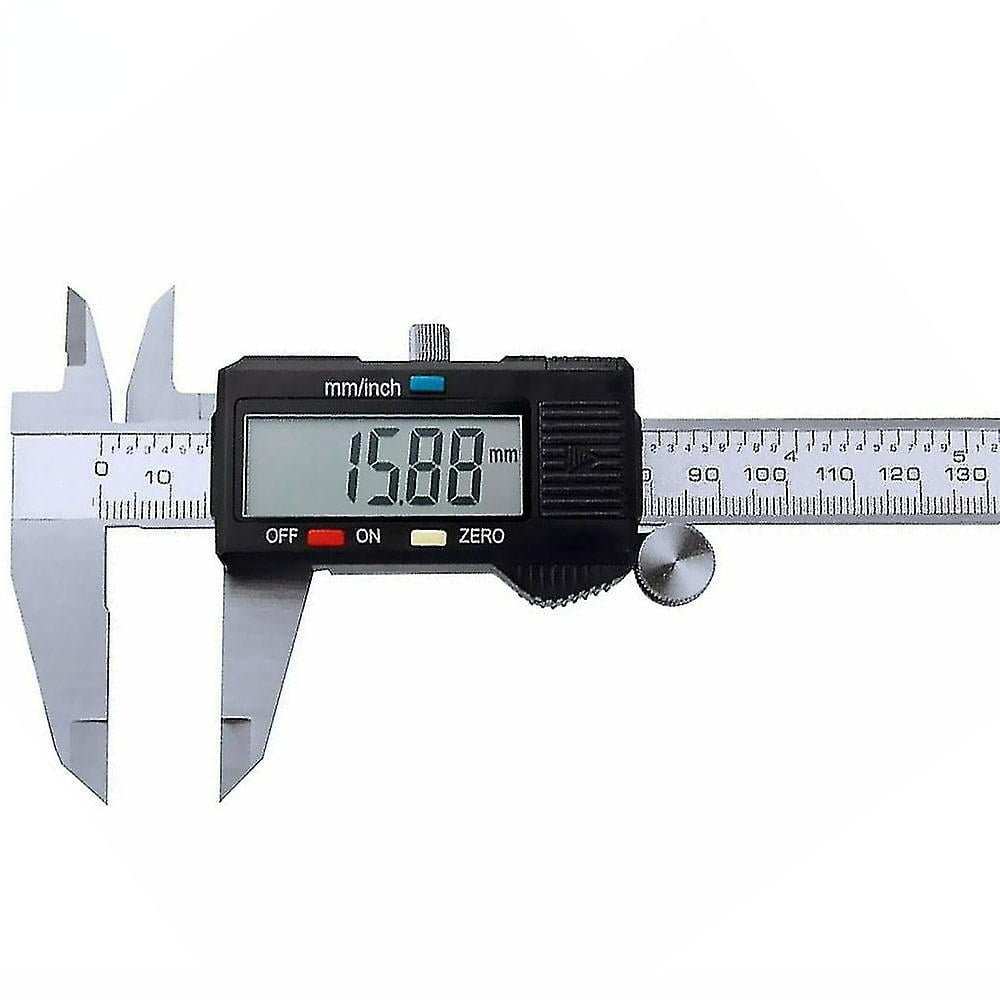 NinebeCJ Vernier Metric Digital Caliper With Lcd Display 150mm Stainless Steel Electronic Depth