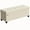 Cream White, variant on 30-Gallon Large Capacity Folding Storage Ottoman - 15 x 43.3 x 15.7 Inches, Foot Rest Stool, Holds Up to 600 Lb - Suitable for Recording Studio, Bedroom, Living Room, Easy Set Up and Fold