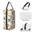 thumbnail image 5 of Uemuo Funny Chicken Pattern Portable Toiletry Bags with Handle, Waterproof travel Make up Bags for Women, Large Capacity Travel Cosmetic Bags, 5 of 9