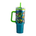 thumbnail image 1 of Termo Alto Doble Pared Con Asa Y Popote, Diseño Toy Story 30 Aniversario, Disney Pixar, Termo Color Azul Metalizado, Capacidad 1. 2 L, 1 of 9