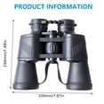 thumbnail image 2 of HLONK High-definition Binoculars  50mm Objective  FMC Coated Optics  Center Focus  Wear-resistant Rubber Shell  Clear Vision  Suitable for Viewing  Camping  Hunting  Bird Watching  Outdoo, 2 of 7