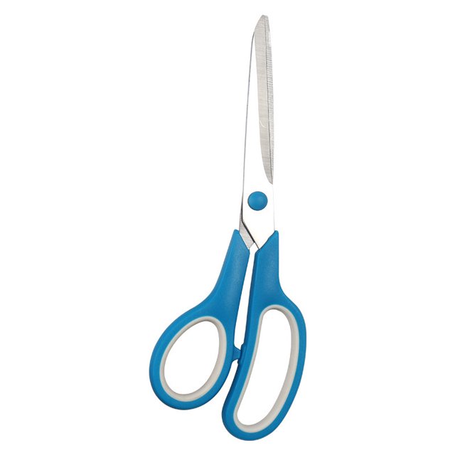 Scissors, 8" Multipurpose Scissor Bulk Pack of 3, Stainless Steel Sharp Scissors for Office Home General Use, High/Middle School Classroom Class Teacher Student Older Kids Scissors Supplies