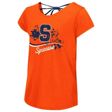 - Syracuse University Youth Girls Bow Back Short Sleeve Tee