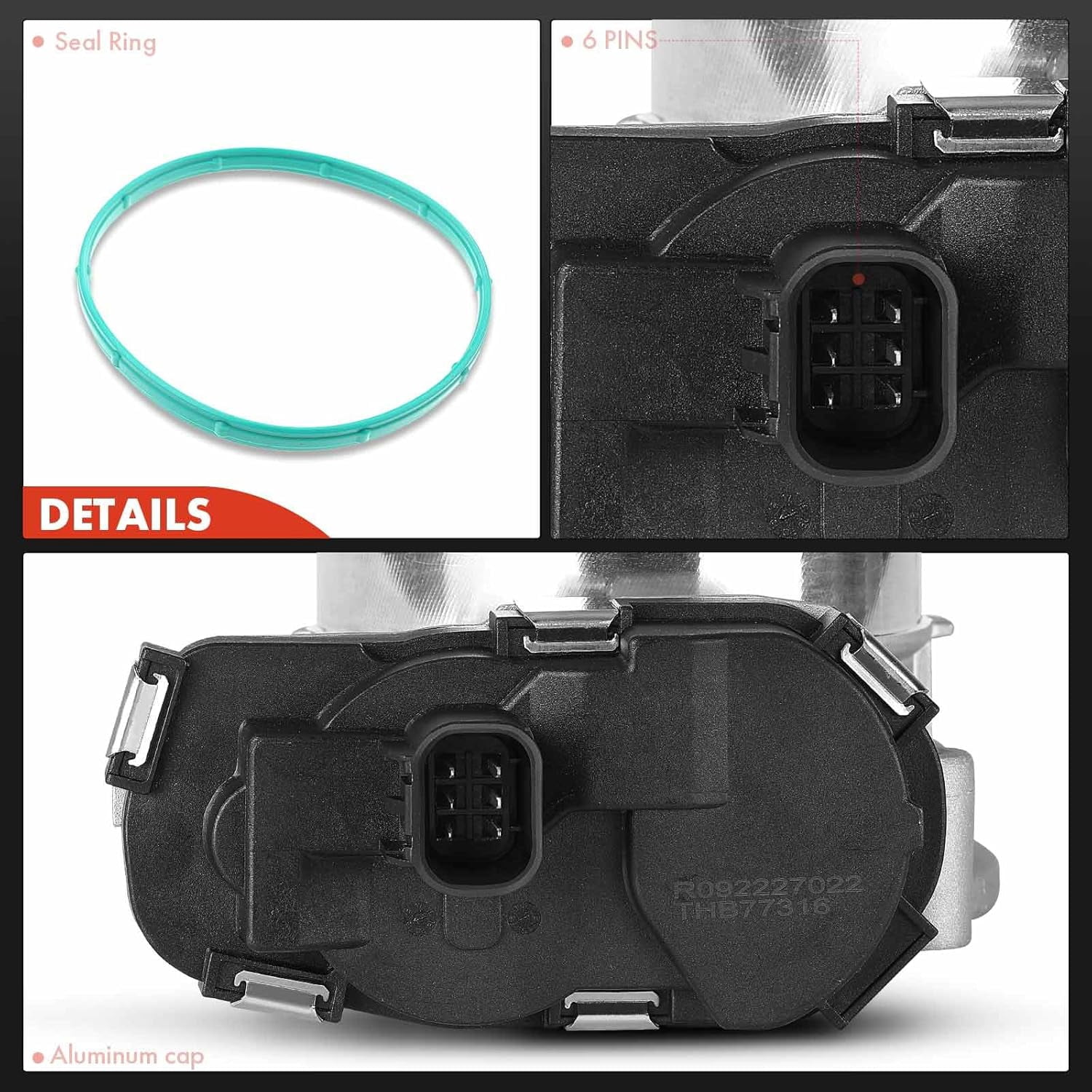 A-Premium Throttle Body Assembly Compatible with Cadillac Escalade Tahoe Silverado GMC Yukon Sierra Hummer H3 Fits select: 2011 ,2013 CHEVROLET SILVERADO K1500 LT