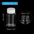thumbnail image 2 of Unique Bargains 30ml 1 Oz Wide Mouth Reagent Bottle Storage Bottles Plastic Sample Containers for Home Laboratory 30 Pack, 2 of 5