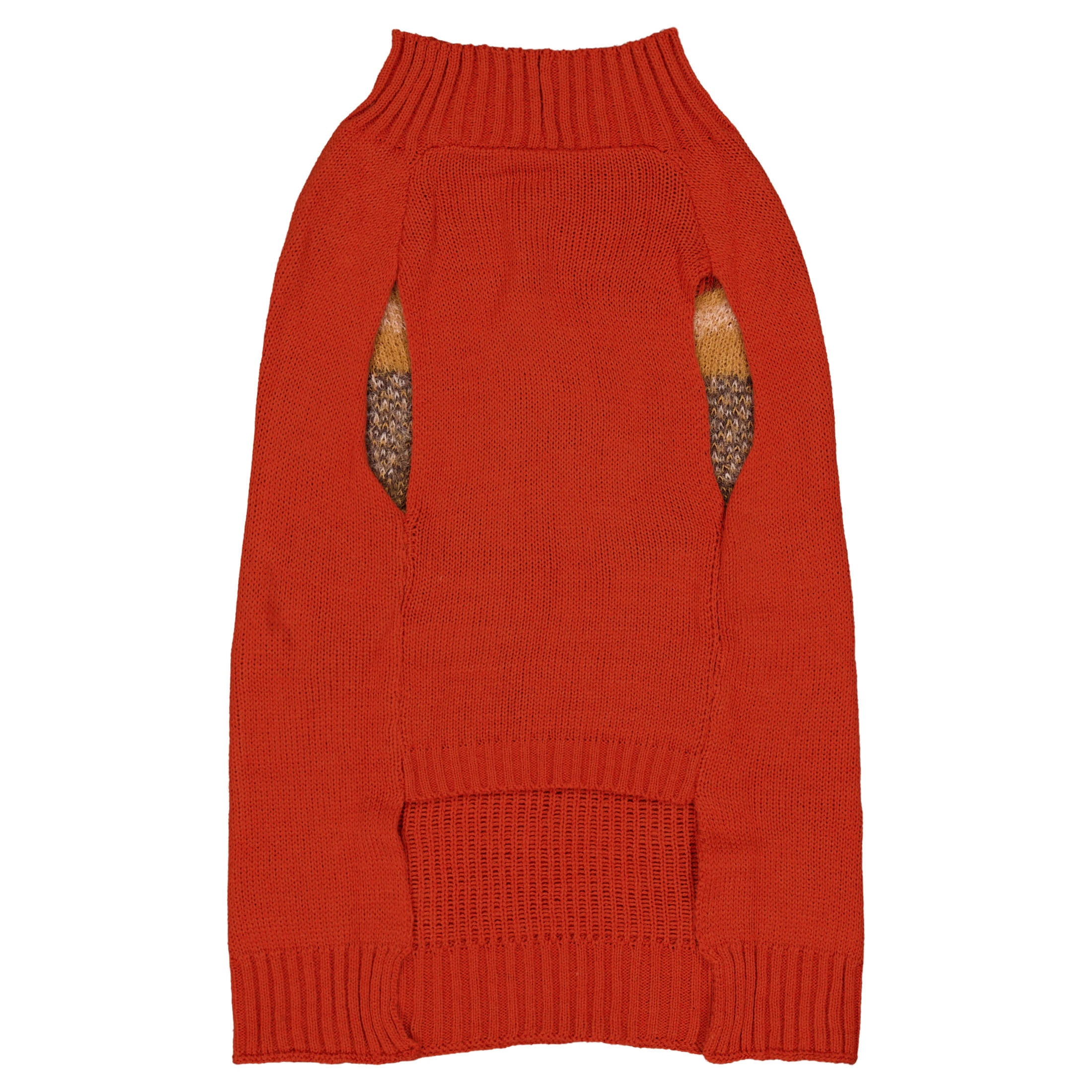 Vibrant Life Knit Sweater for Dogs, Teddy Bear, Orange, L