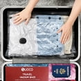 thumbnail image 5 of SUOCO Travel Vacuum Storage Bags with Rechargeable Electric Pump, Compression Space Saver Bags for Luggage Travel, 15 Combo, 5 of 5