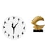thumbnail image 1 of Reloj De Bailarina Con Escultura De Ola Oceánica, Elegante Arte De Pared De Bailarina, Reloj Decorativo Silencioso Para El Hogar, La Oficina Y El Dormitorio., 1 of 8