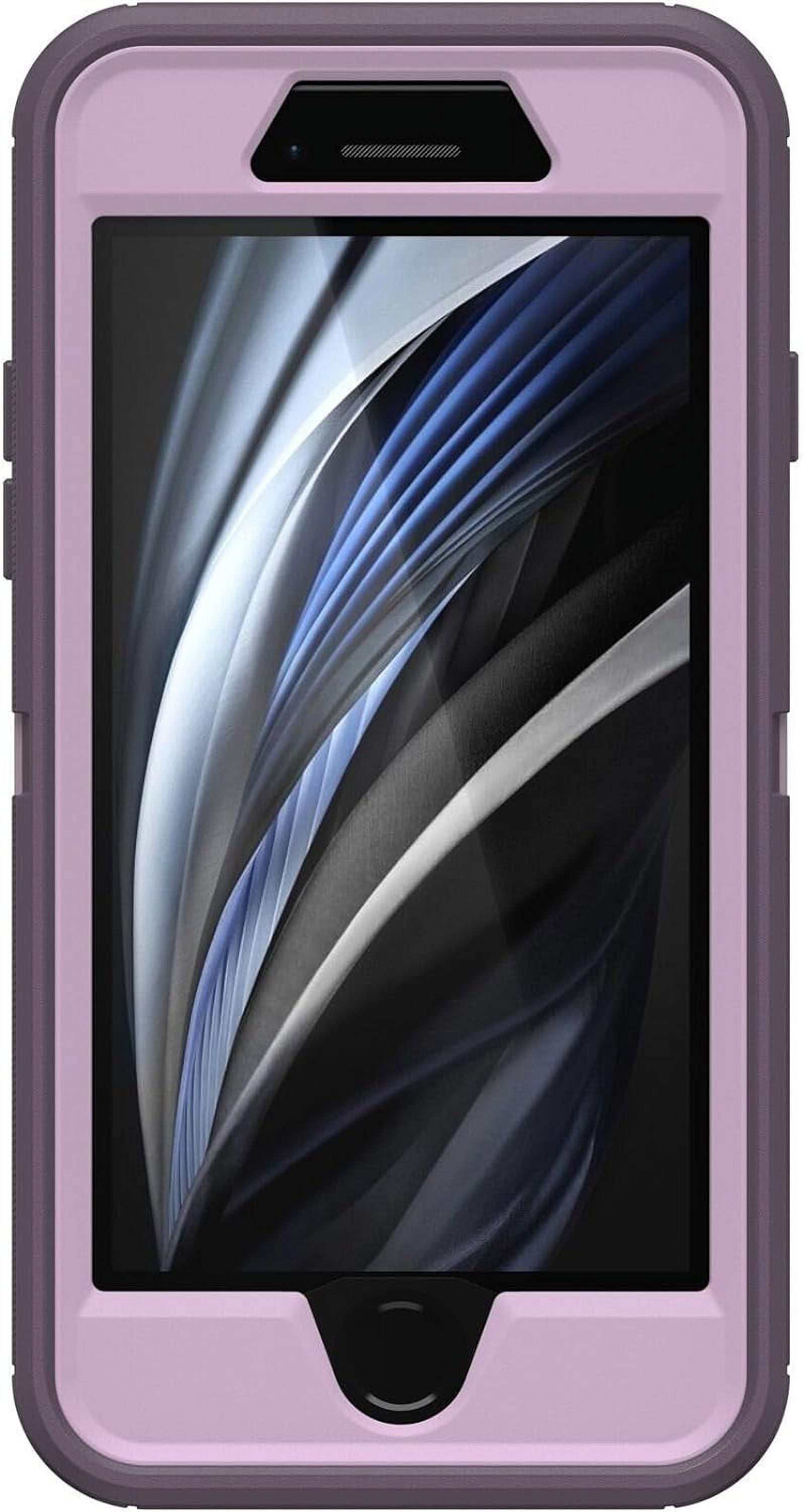 OtterBox Defender Cell Phone Case for iPhone SE, Purple Nebula