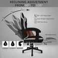 thumbnail image 6 of Auxe Gaxe Gaming Chairs for Adults with Footrest,Ergonomic Fabric PC Gaming Chair,High Back Reclining Computer Chair with Lumbar Support,Headrest, 6 of 9