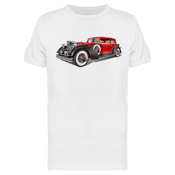 Big Vintage Car T-Shirt Men -Image by Shutterstock, Male Medium