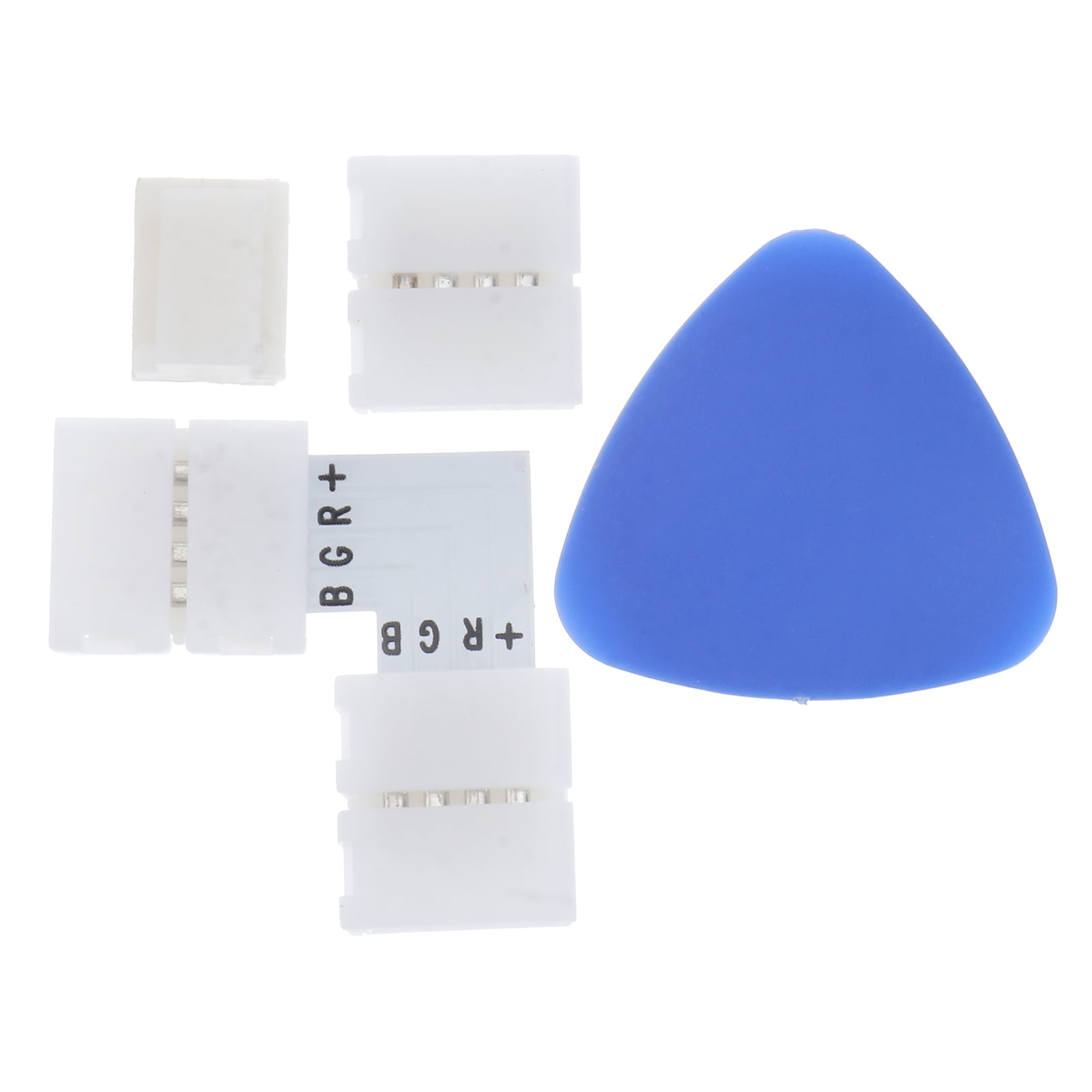 Led Strip Light Connectors Kit with Wire Clips Open Pry Tools DIY LED
