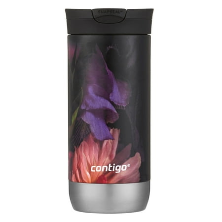 Contigo Couture Stainless Steel Travel Mug with SNAPSEAL Lid Nightflower, 16 fl oz.
