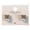 big pearl bear, variant on Autumn Winter Earrings Coffee Colored Flocking Bear Earrings Sweet Cartoon Styles Ear Studs Suitable for Trendy Women