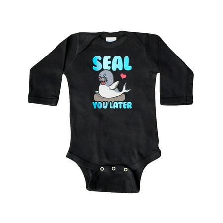 

Inktastic Seal Cute Sea Lion Gift Gift Baby Boy or Baby Girl Long Sleeve Bodysuit