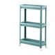 thumbnail image 2 of Organizadores de armario y almacenamiento, carrito de almacenamiento delgado con ruedas, estante práctico de tres capas de tipo estrecho con ruedas para cocina, baño, lavandería, despensa, espacios pe, 2 of 6