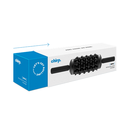 Chirp Rolling Percussion Massager - Black