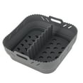 thumbnail image 3 of Square Silicone Baking Pan with Silicone Mat Pan Multipurpose Tray for Kitchen Cooking, 3 of 8