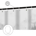 thumbnail image 4 of Grey Misty Forest Shower Curtain Nature Scene Shower Curtains for Bathroom with Mountains Trees, Cloth Fabric Bathroom Decor Set with Hooks Rustic Cabin Woodland Shower Curtain 72 X 72in Ombre Grey, 4 of 6