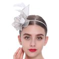 thumbnail image 6 of Yuanmiaoke Fascinator Headband Tea Party Hat Hair Clip for Tea Party Cocktail Party Halloween Christmas, 6 of 10